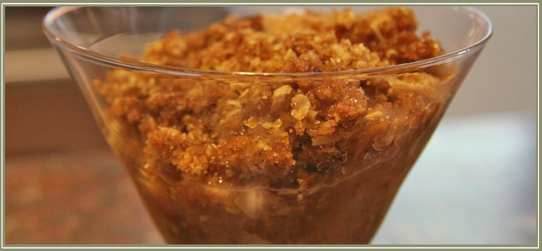 Notchland Inn's apple crisp