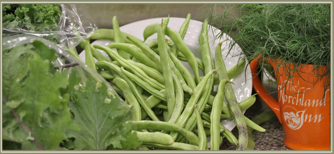 Freshest ingredients always used for dinner at Notchland