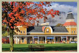 Victorian Train Station in North Conway NH